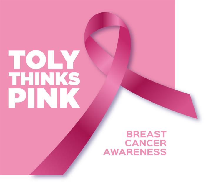  Toly Thinks Pink - Year - Round, Breast-Bound Campaign